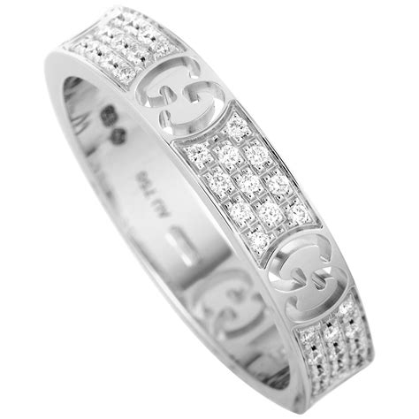 icon thin band gucci con diamanti indossato|Gucci Icon Band Ring .